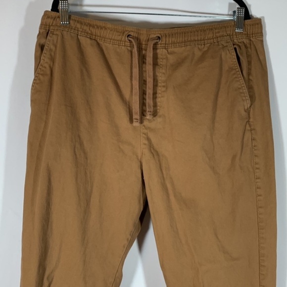 Warehouse One Tan Brown Khaki Jogger Pants - Picture 2 of 9
